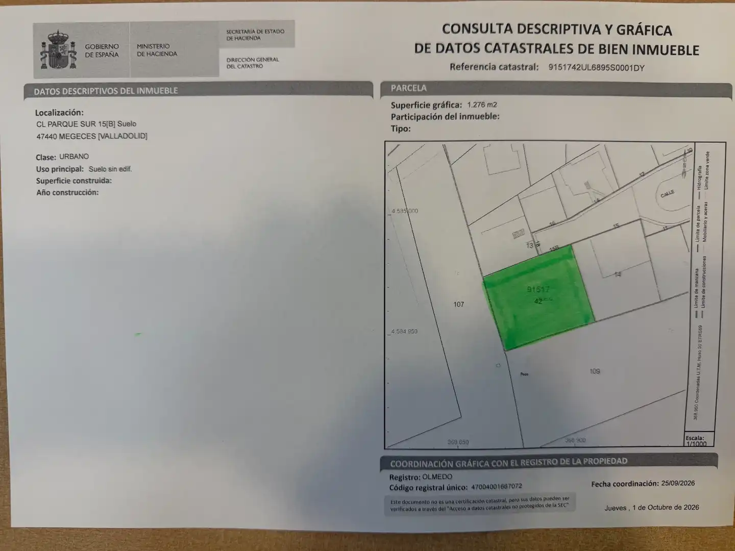 Wohnbaugrundstück zum Verkauf in Calle Parque Sur, imagen 8