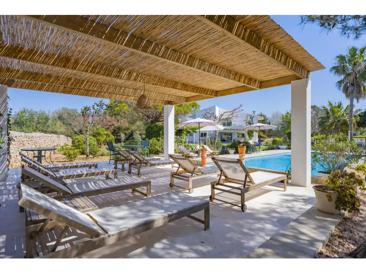 Jardín de Finca rústica en venta en Sant Lluís con Jardín privado, Terraza y Piscina