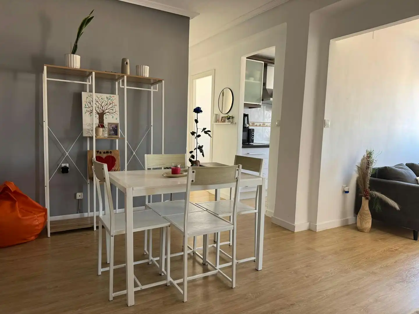 Comedor de Piso de alquiler en Valencia con Aire acondicionado, Calefacción y Amueblado