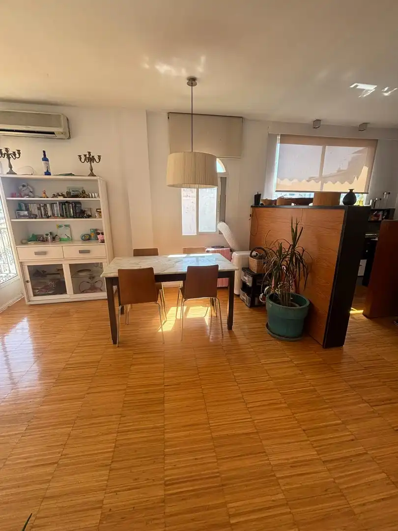 Menjador de Apartament en venda en Málaga amb Aire condicionat, Terrassa i Moblat