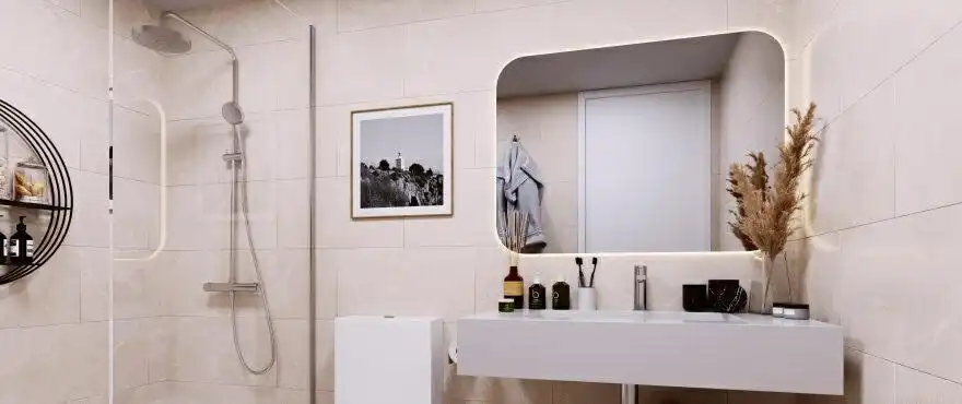 Bathroom of Flat for sale in Santa Pola  with Terrace, Swimming Pool and Community pool