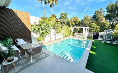 Swimming pool of Single-family semi-detached for sale in La Nucia