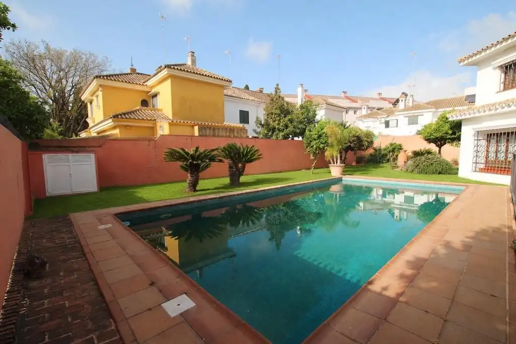 Jardín de Casa o chalet en venta en Jerez de la Frontera con Aire acondicionado, Jardín privado y Terraza
