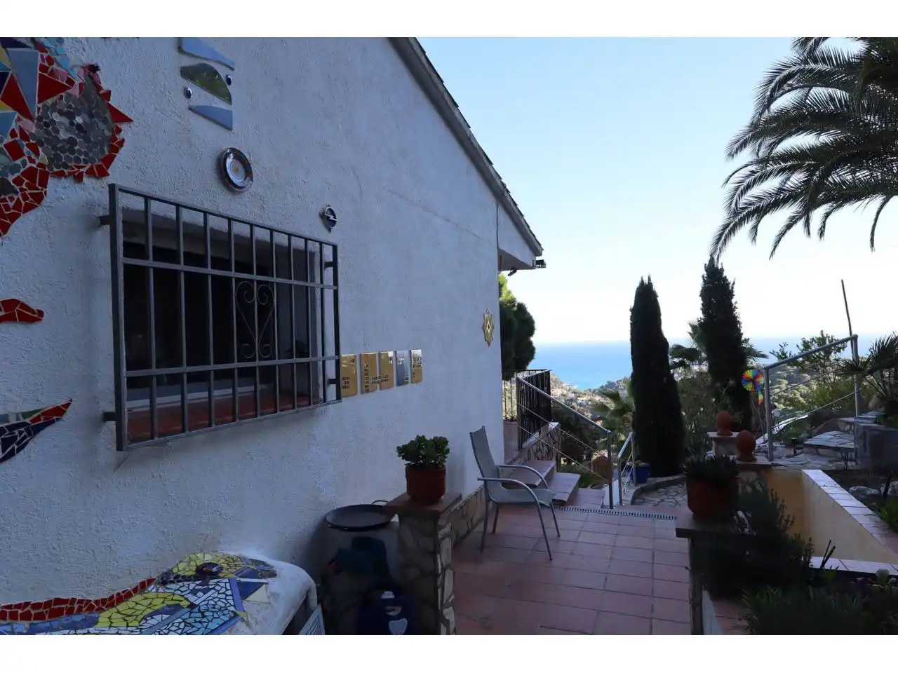 Vista exterior de Casa o chalet en venta en Lloret de Mar con Jardín privado, Terraza y Amueblado