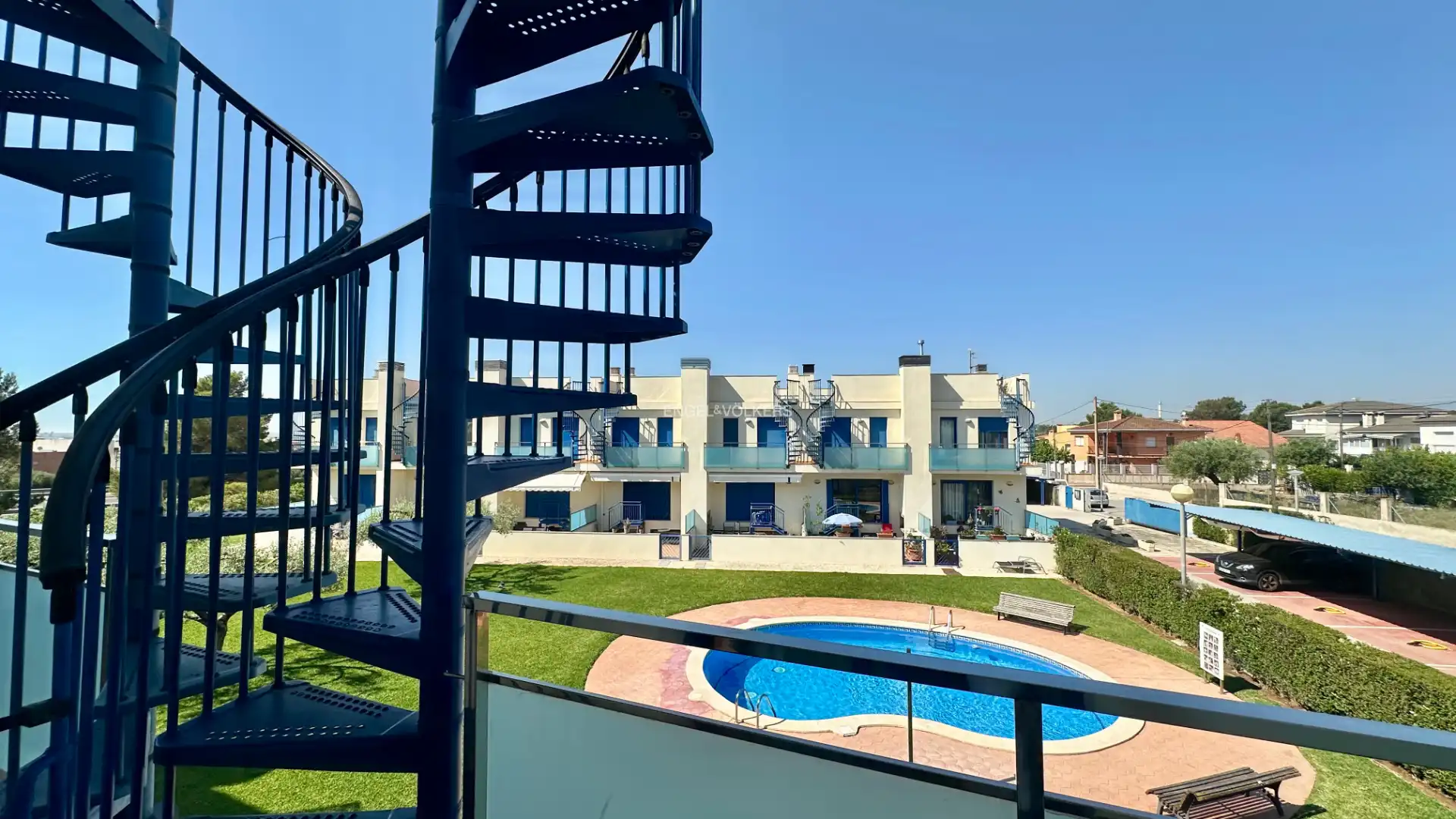 Piscina de Casa adosada en venda en L'Ampolla amb Aire condicionat, Moblat i Balcó