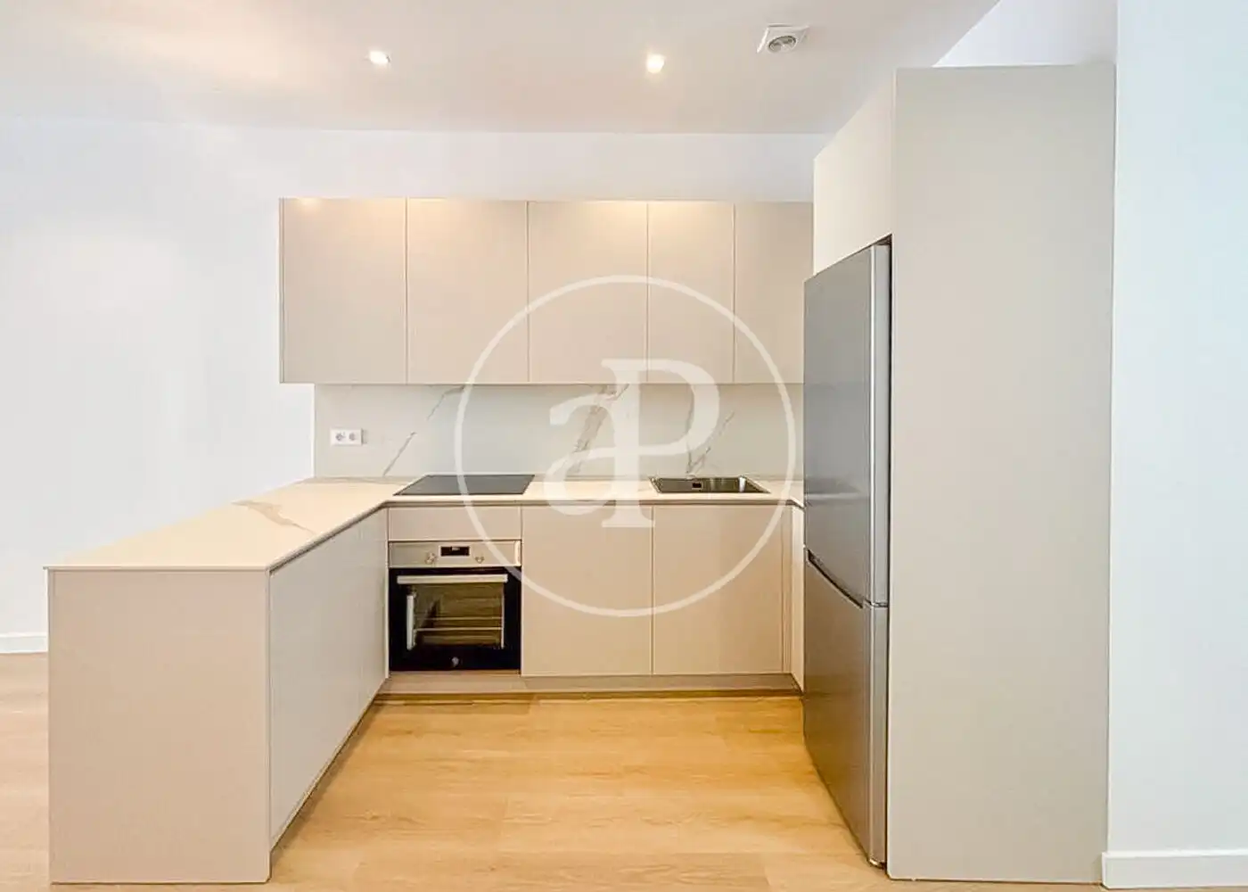 Kitchen of Flat for sale in Madrid  with Air Conditioner, Heating and Balcony