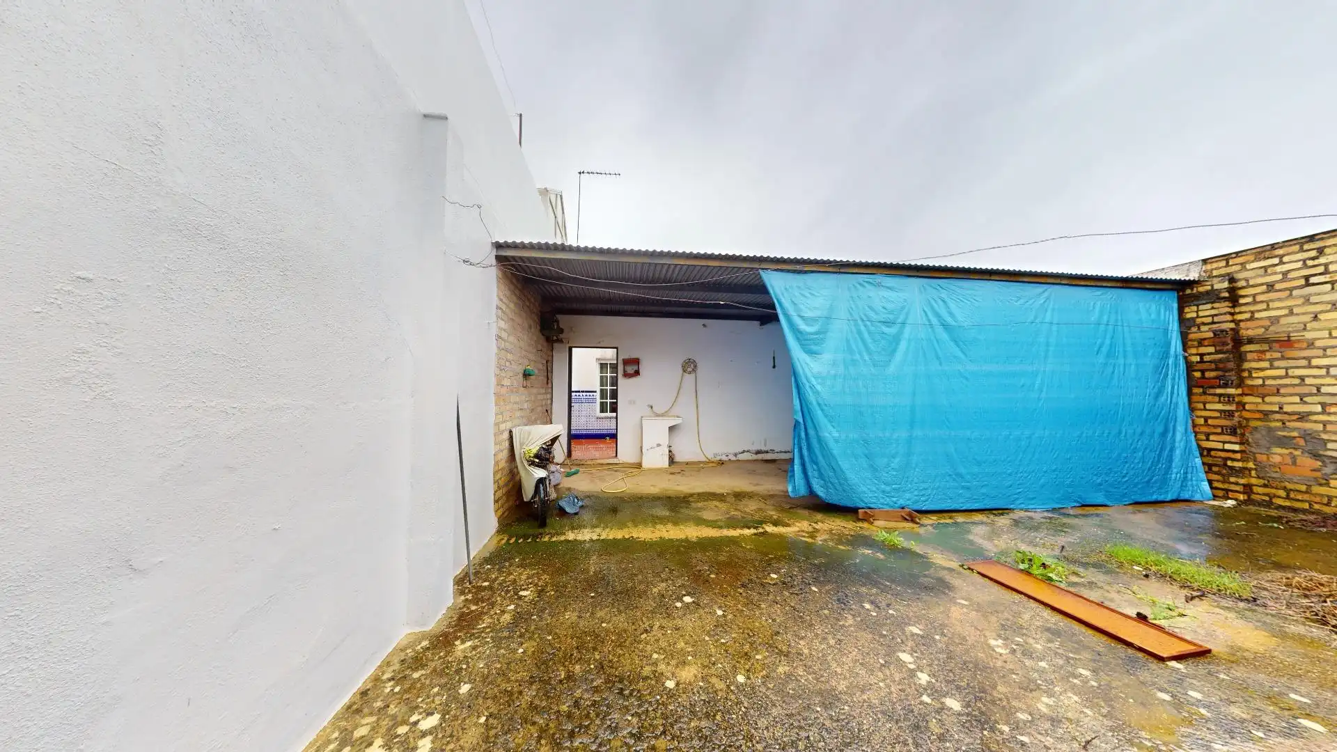 Vista exterior de Casa adosada en venta en Coripe con Terraza