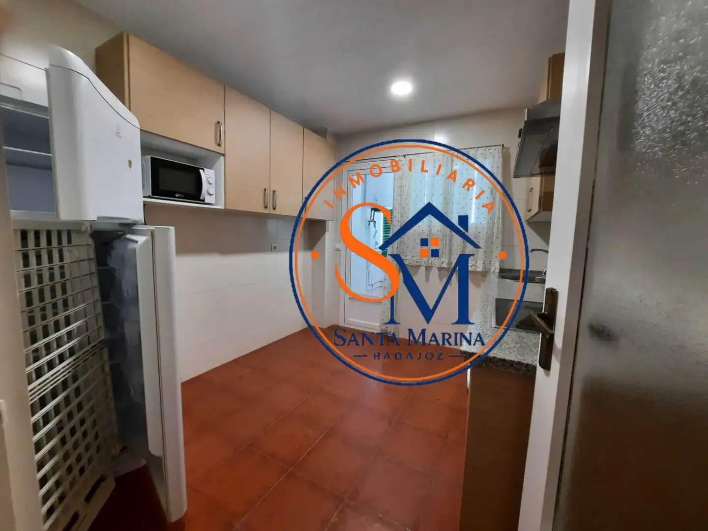 Cuina de Apartament de lloguer en Badajoz amb Aire condicionat i Calefacció