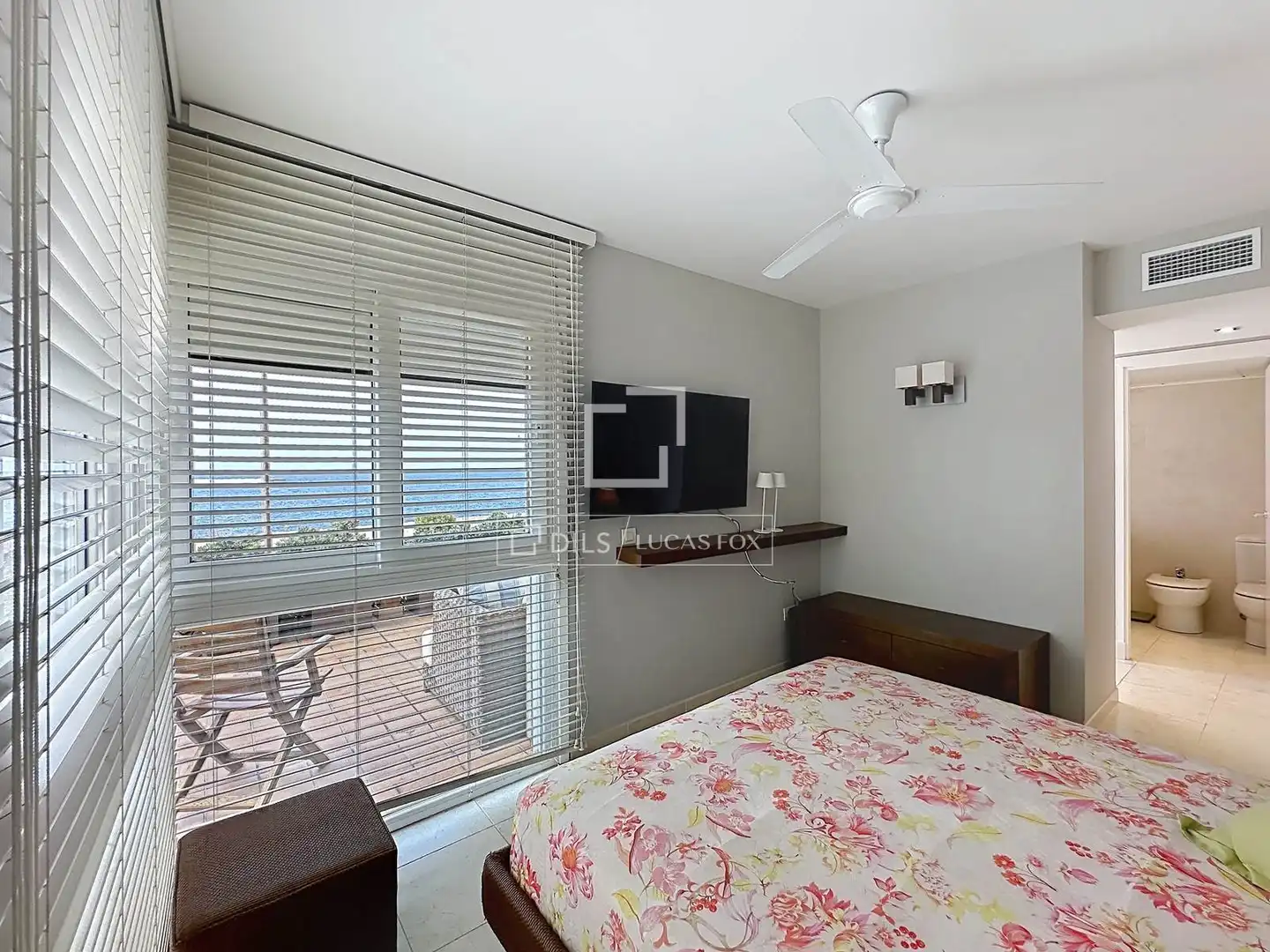 Schlafzimmer von Wohnung zur Miete in Ciutadella de Menorca mit Klimaanlage, Heizung und Privatgarten