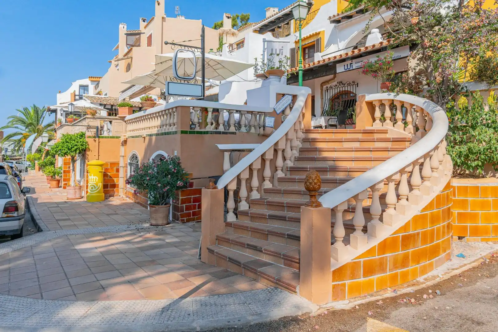 Außenansicht von Geschaftsraum zum Verkauf in Calvià mit Klimaanlage, Terrasse und Möbliert