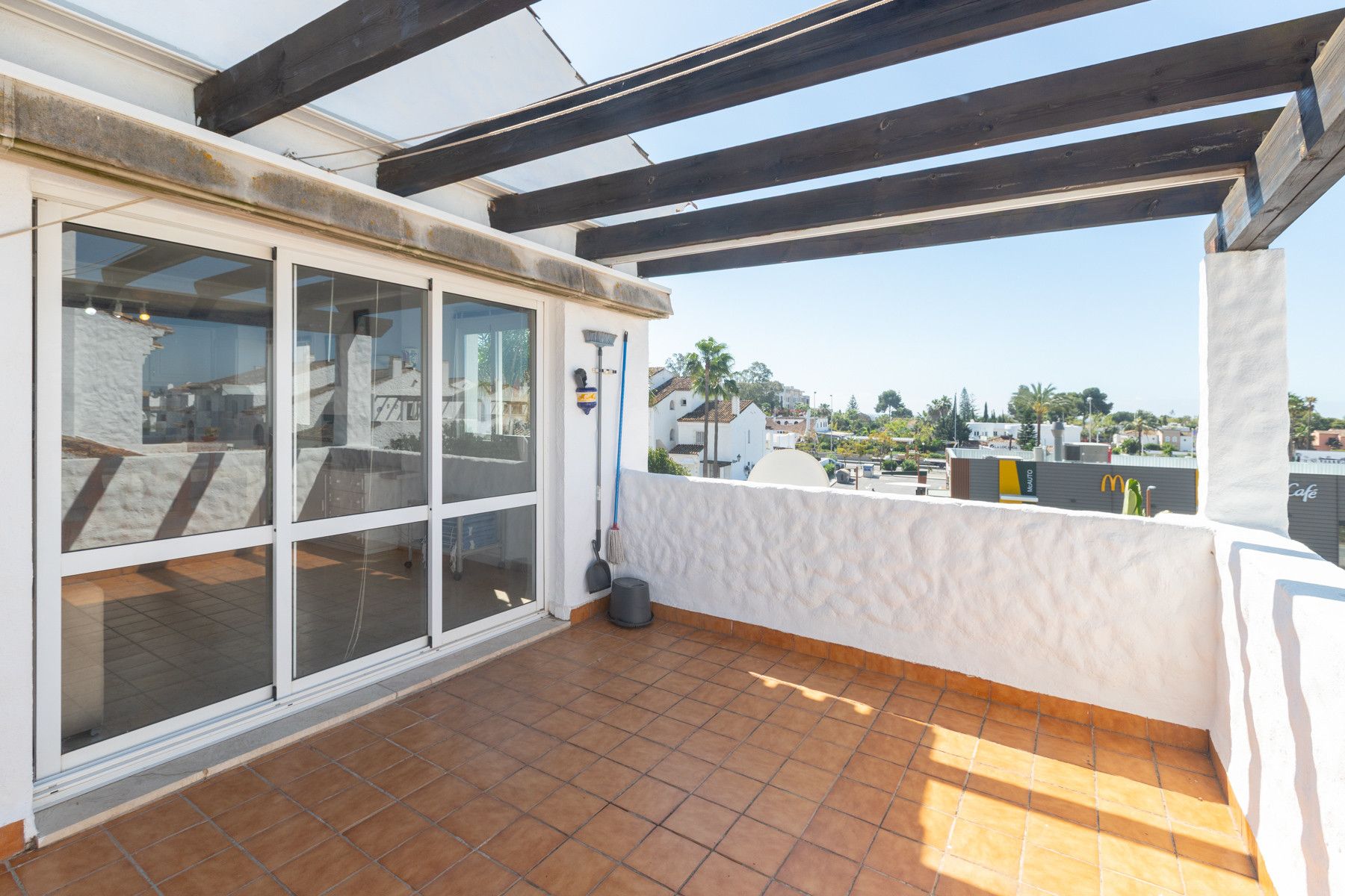 Terrace of Flat for sale in Estepona  with Air Conditioner, Terrace and Swimming Pool