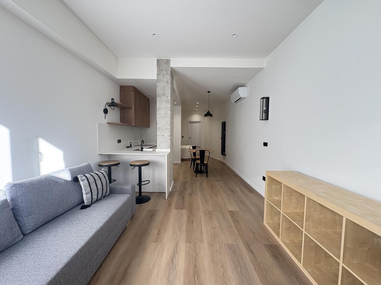 Living room of Planta baja to rent in  Madrid Capital  with Air Conditioner, Heating and Furnished