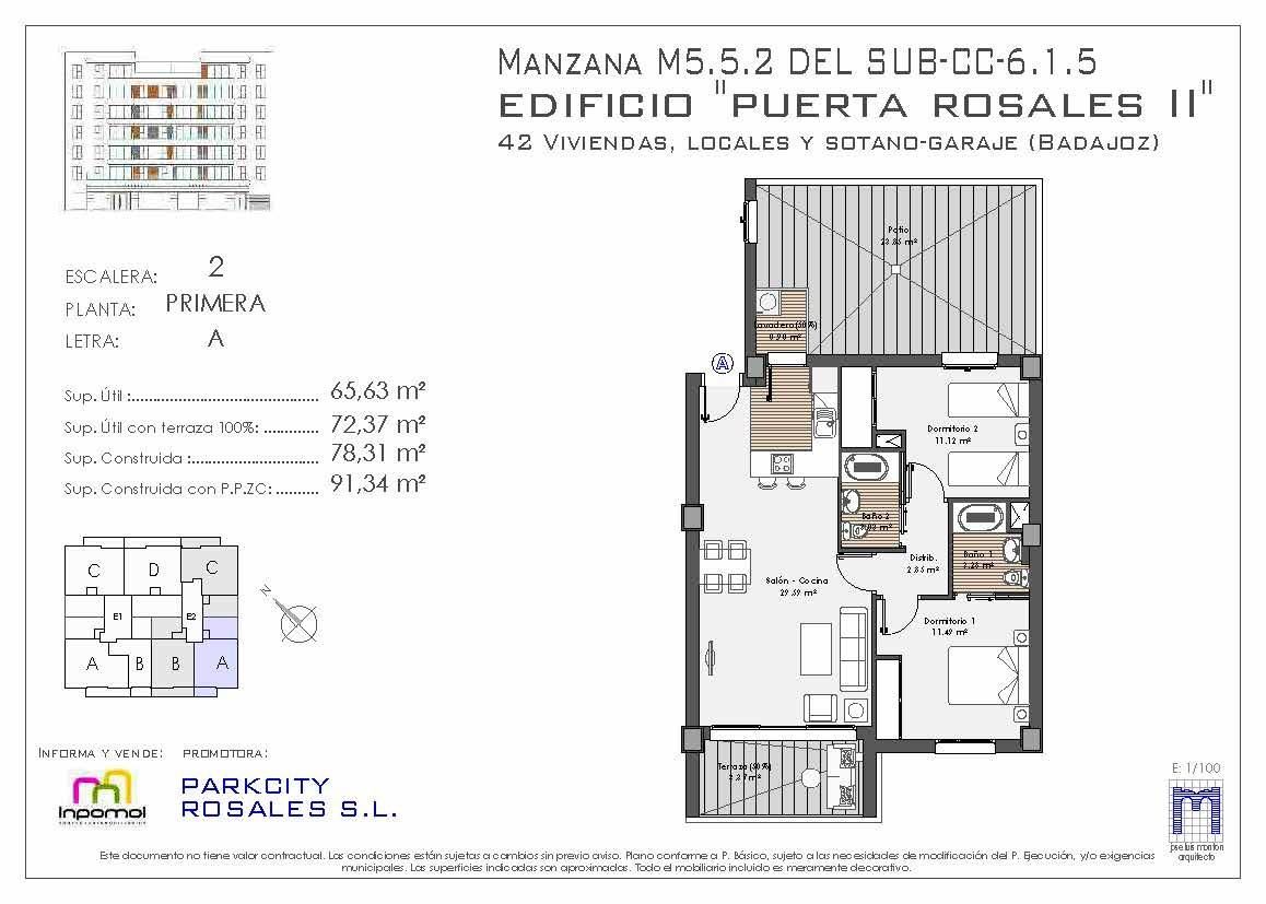 Apartament en venda en Badajoz Capital amb Aire condicionat, Terrassa i Piscina comunitària