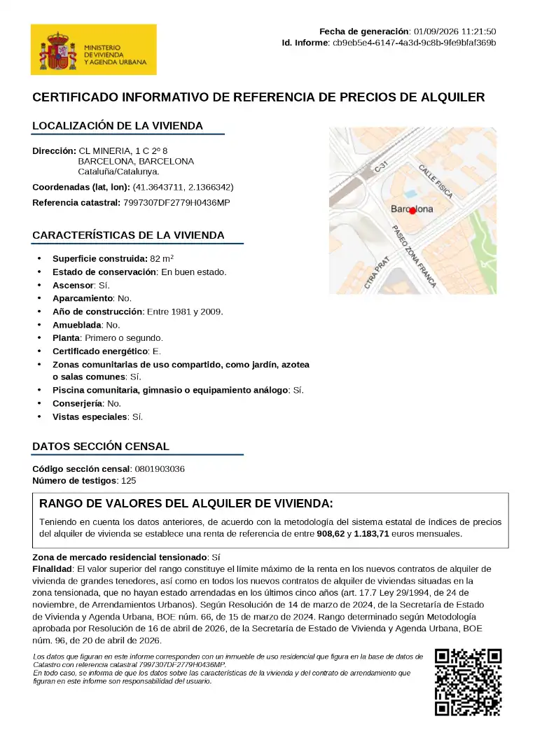 Pis de lloguer a Carrer de la Mineria, 1, La Marina del Port