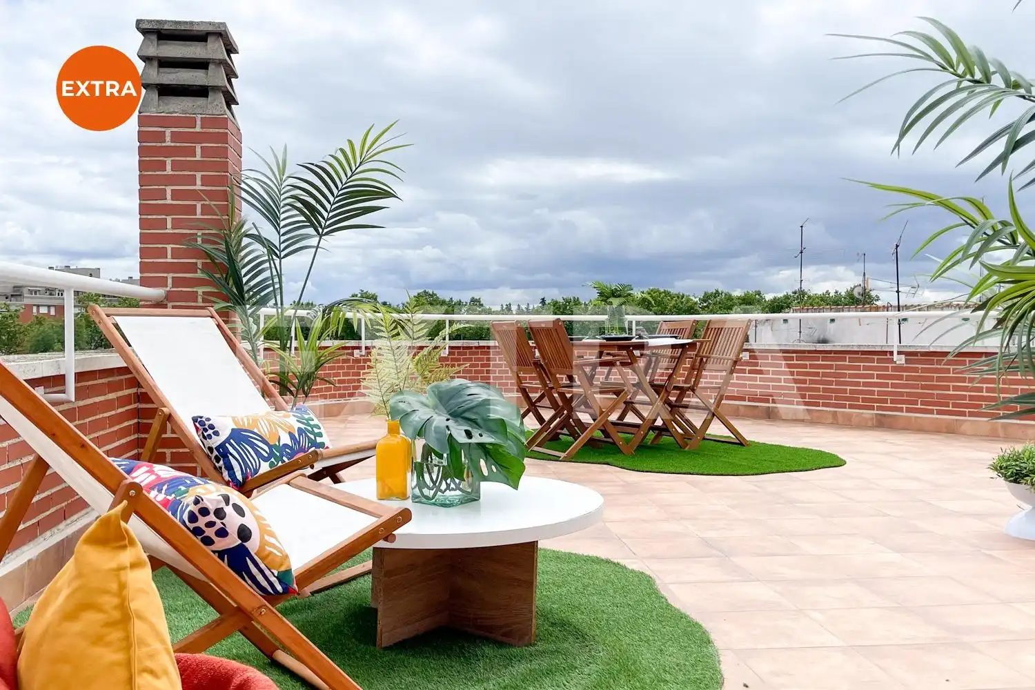 Terraza de Dúplex en venta en Madrid con Calefacción y Parquet