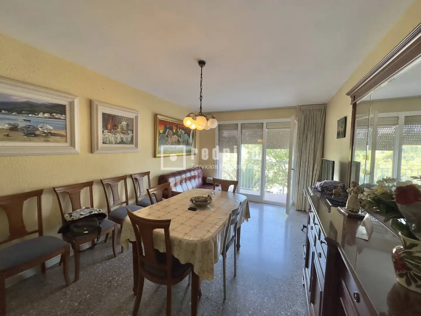 Esszimmer von Wohnung zum Verkauf in L'Hospitalet de Llobregat mit Heizung und Terrasse