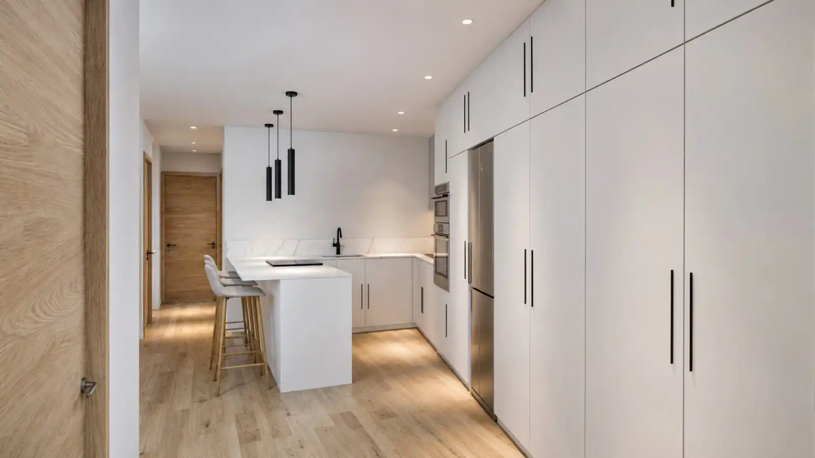 Kitchen of Flat for sale in Sueca  with Air Conditioner and Heating