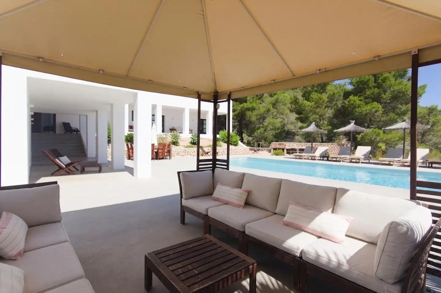 Terraza de Casa o chalet en venta en Sant Josep de sa Talaia con Jardín privado, Terraza y Piscina