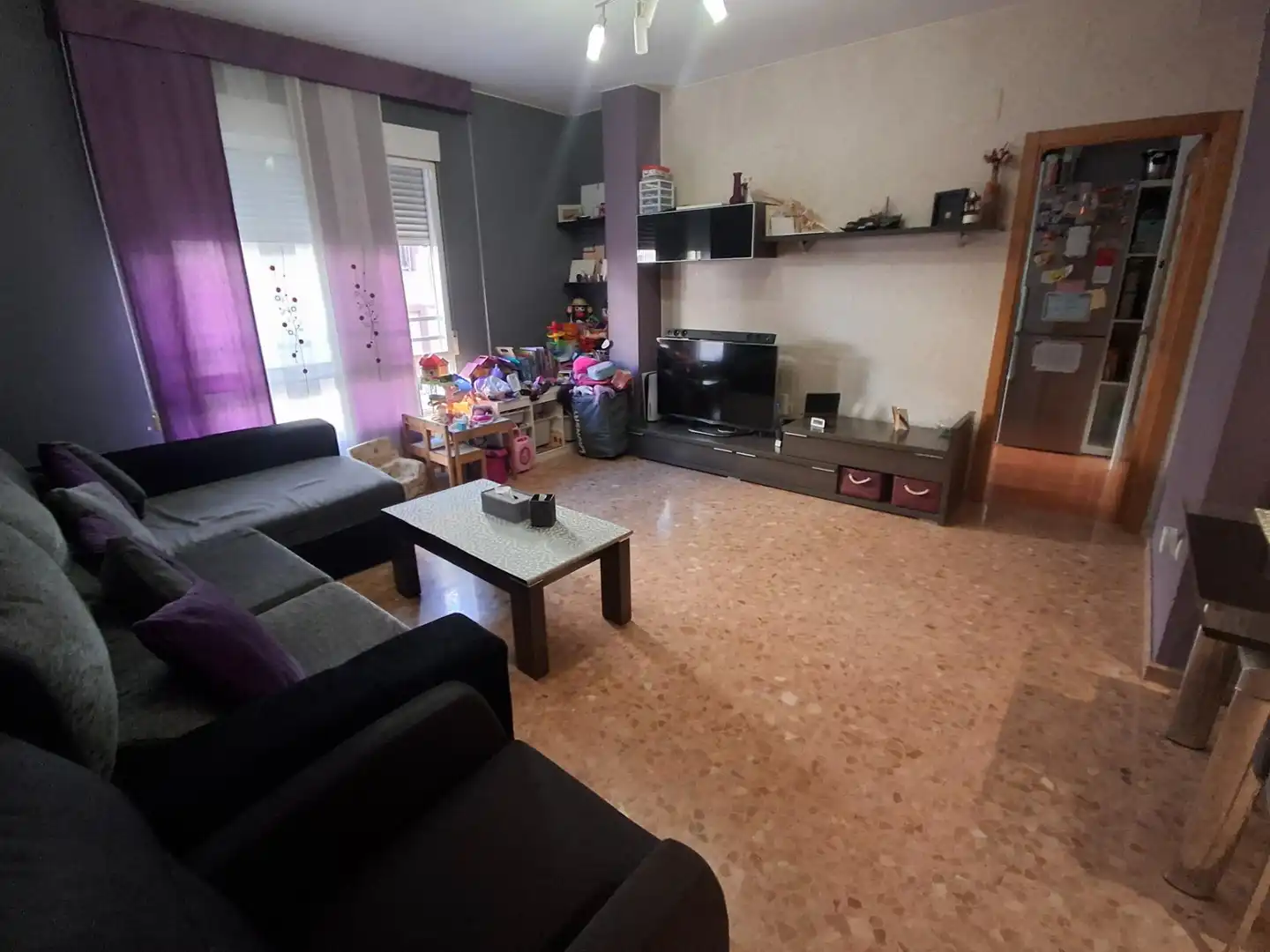 Sala de estar de Piso en venta en Alzira