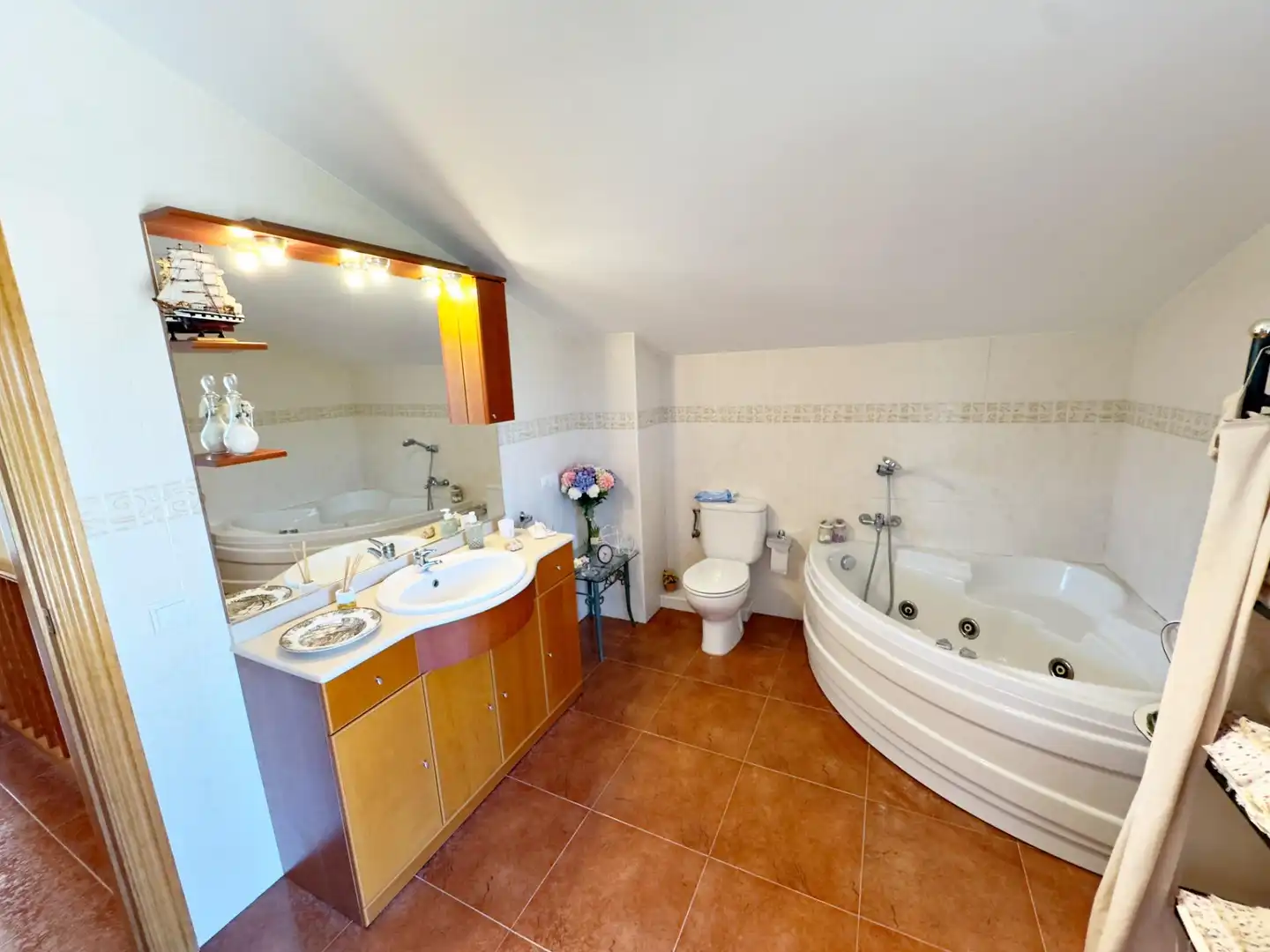 Bathroom of Houses for sale in Vallirana  with Heating, Private garden and Terrace