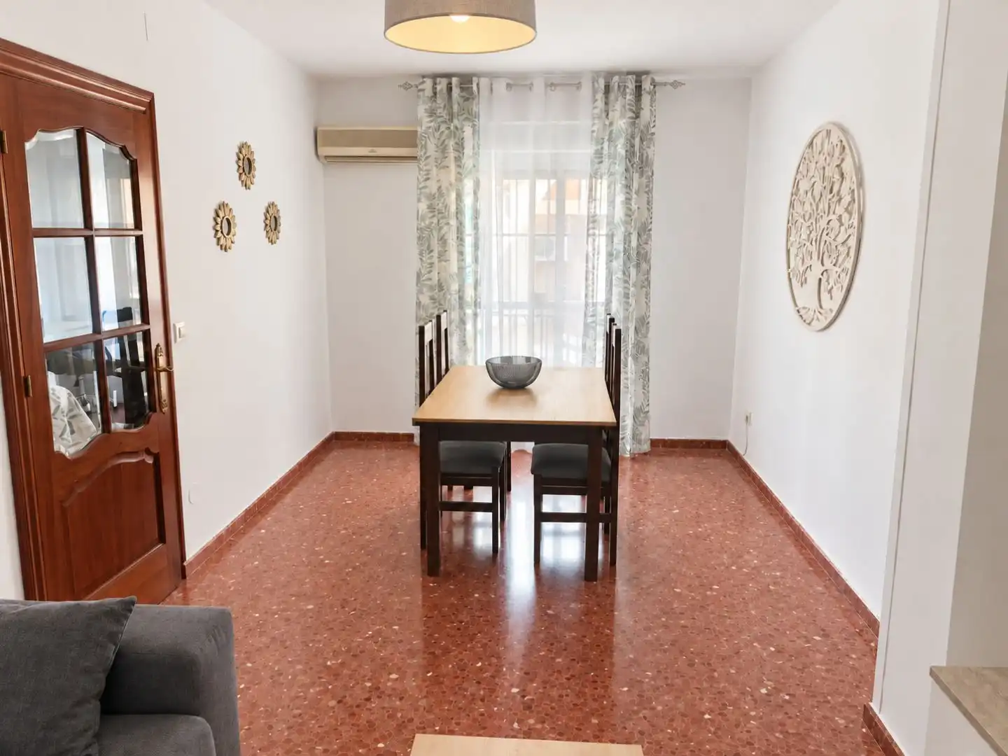 Dining room of Flat for rent in Jaén  with Air Conditioner, Terrace and Furnished