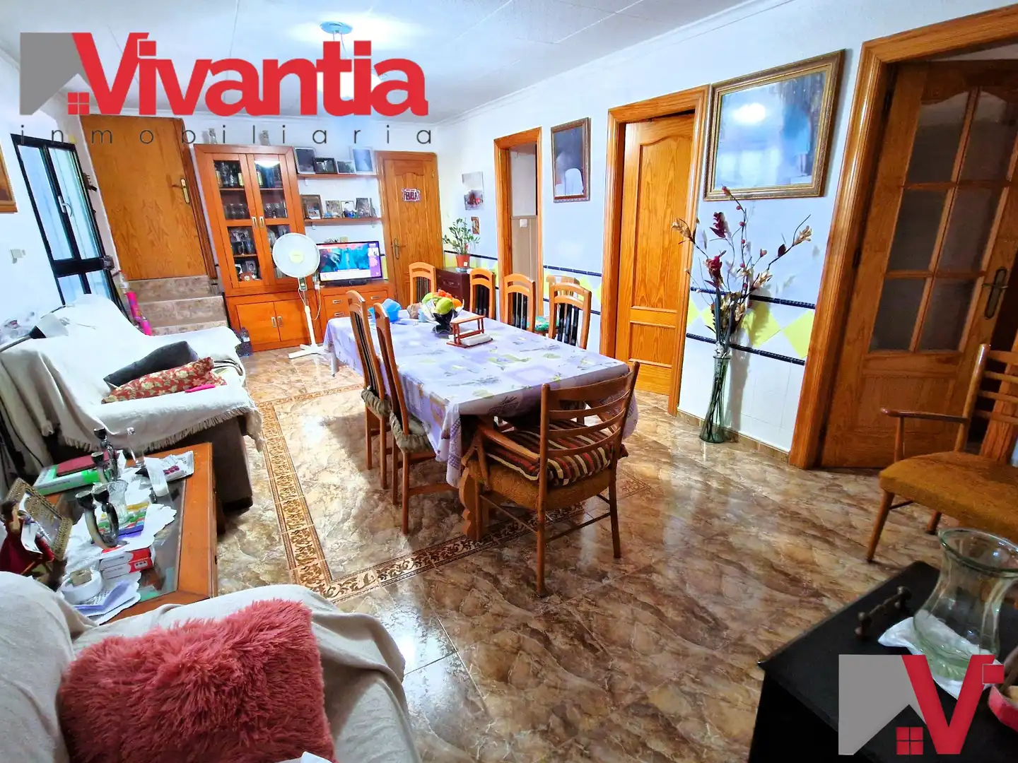 Dining room of Houses for sale in Lorca  with Air Conditioner, Private garden and Terrace