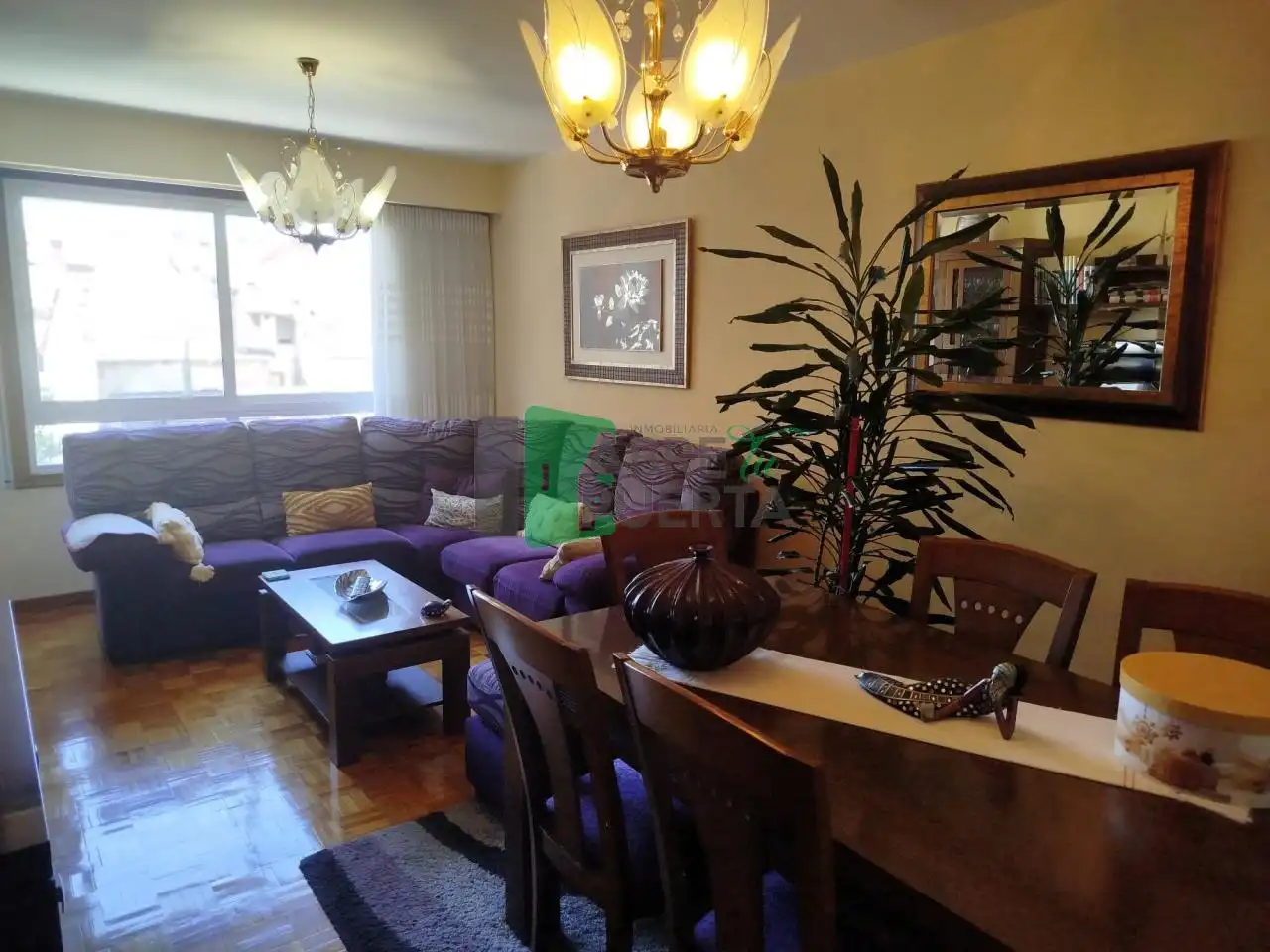 Living room of Flat for sale in Ourense Capital   with Heating, Storage room and Balcony