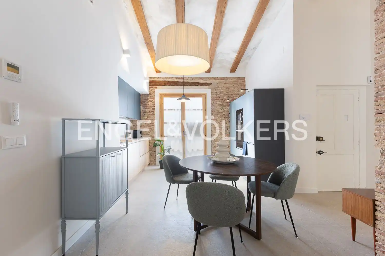 Esszimmer von Wohnung zur Miete in Valencia mit Klimaanlage, Heizung und Möbliert