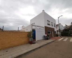 Exterior view of Single-family semi-detached for sale in Málaga Capital  with Furnished, Oven and Microwave