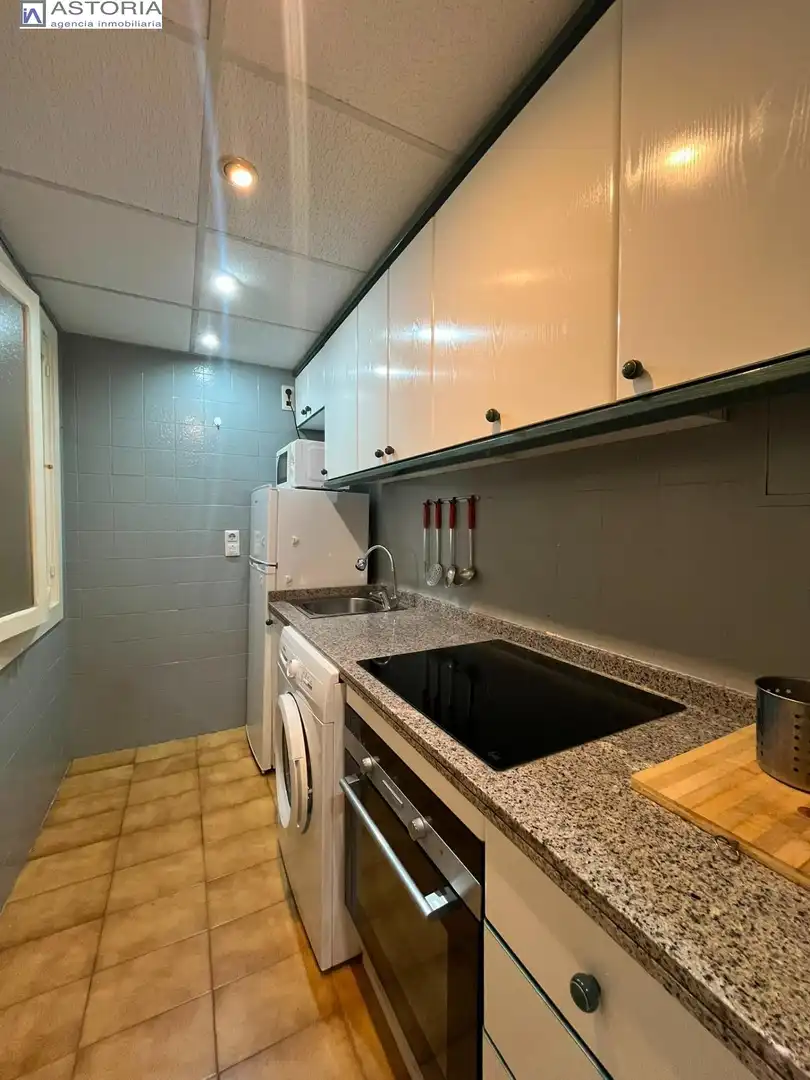 Cocina de Apartamento de alquiler en Granada con Aire acondicionado, Calefacción y Terraza