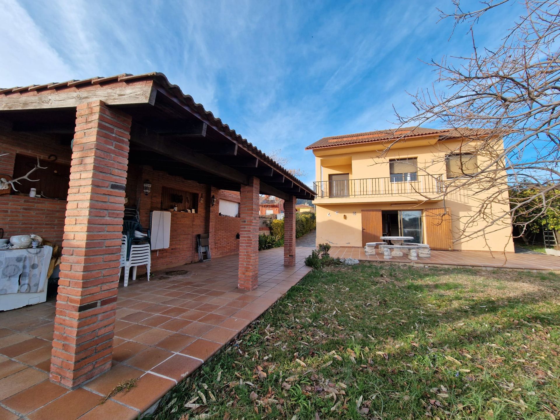 Garden of Houses for sale in Cànoves I Samalús  with Heating, Private garden and Terrace