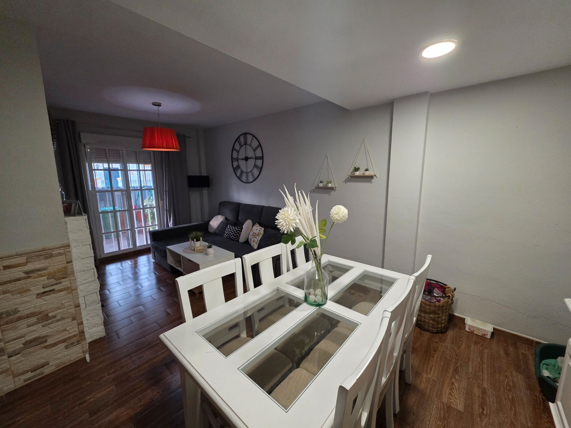 Dining room of House or chalet for sale in Mairena del Aljarafe  with Air Conditioner, Heating and Parquet flooring
