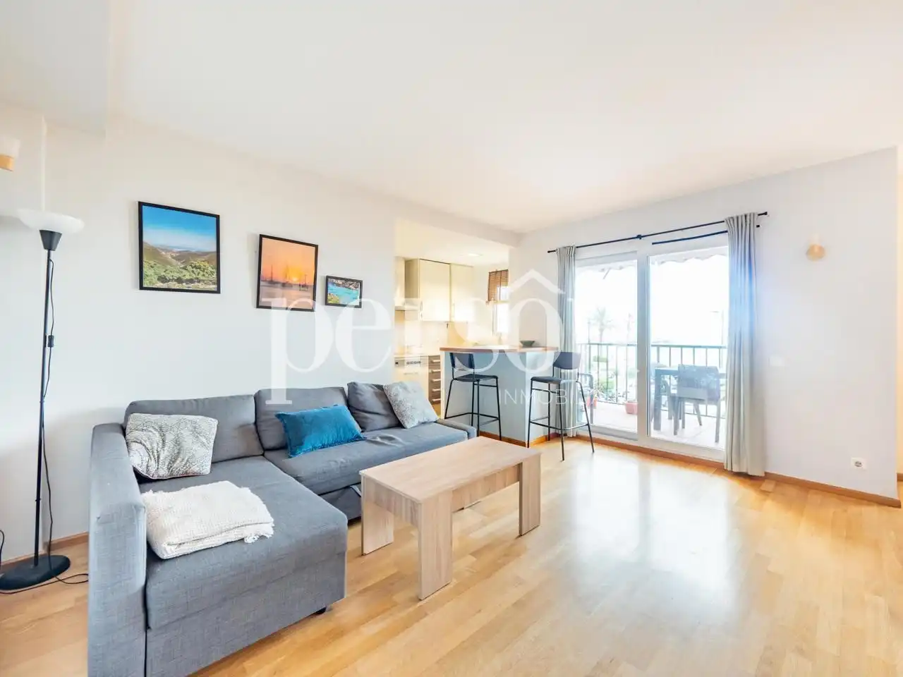Living room of Flat for sale in Alboraya  with Air Conditioner, Heating and Parquet flooring