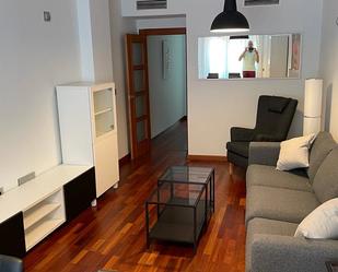 Sala d'estar de Apartament de lloguer en  Albacete Capital amb Aire condicionat, Calefacció i Parquet