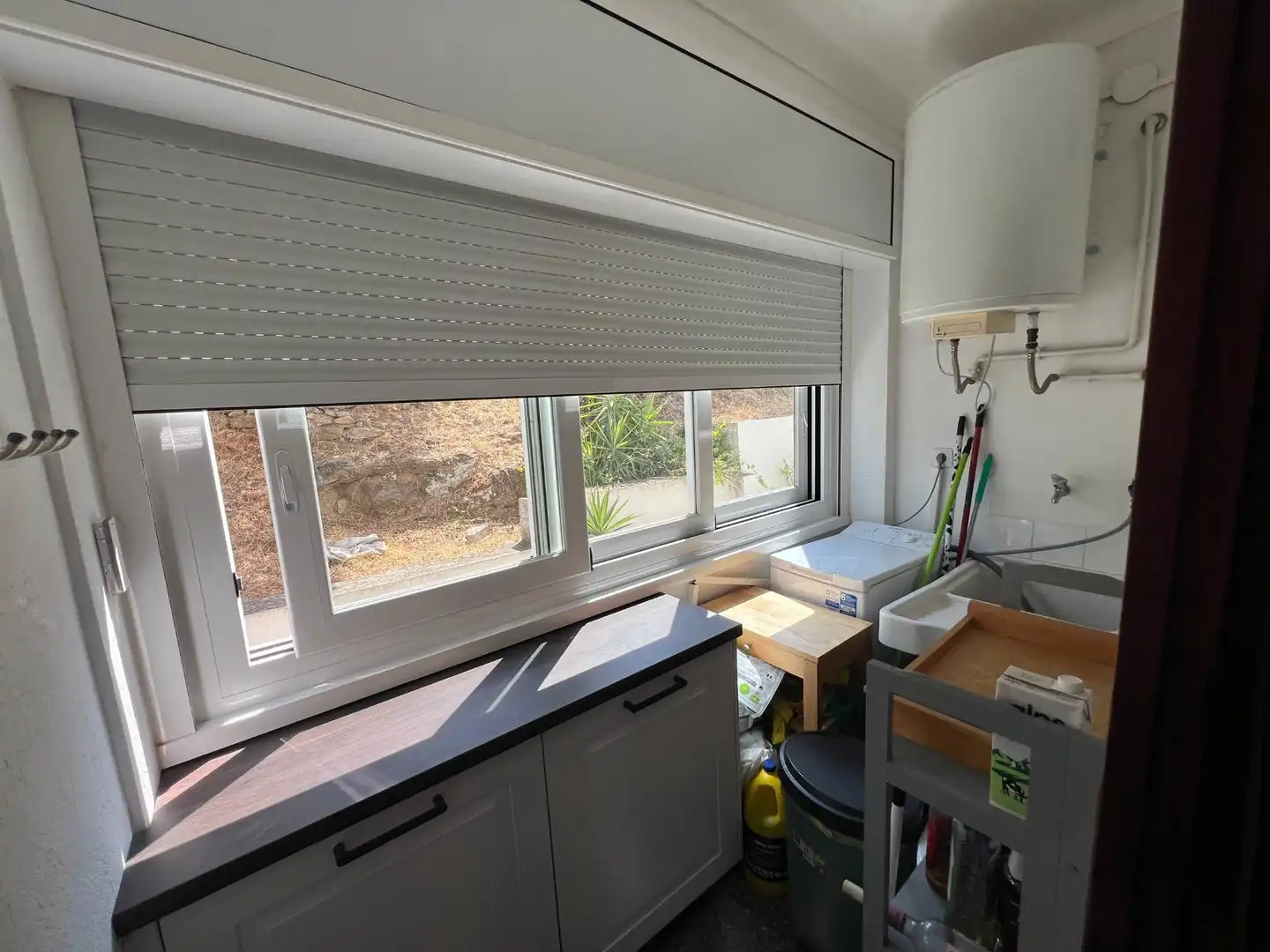 Kitchen of Flat for sale in Roses  with Terrace and Furnished
