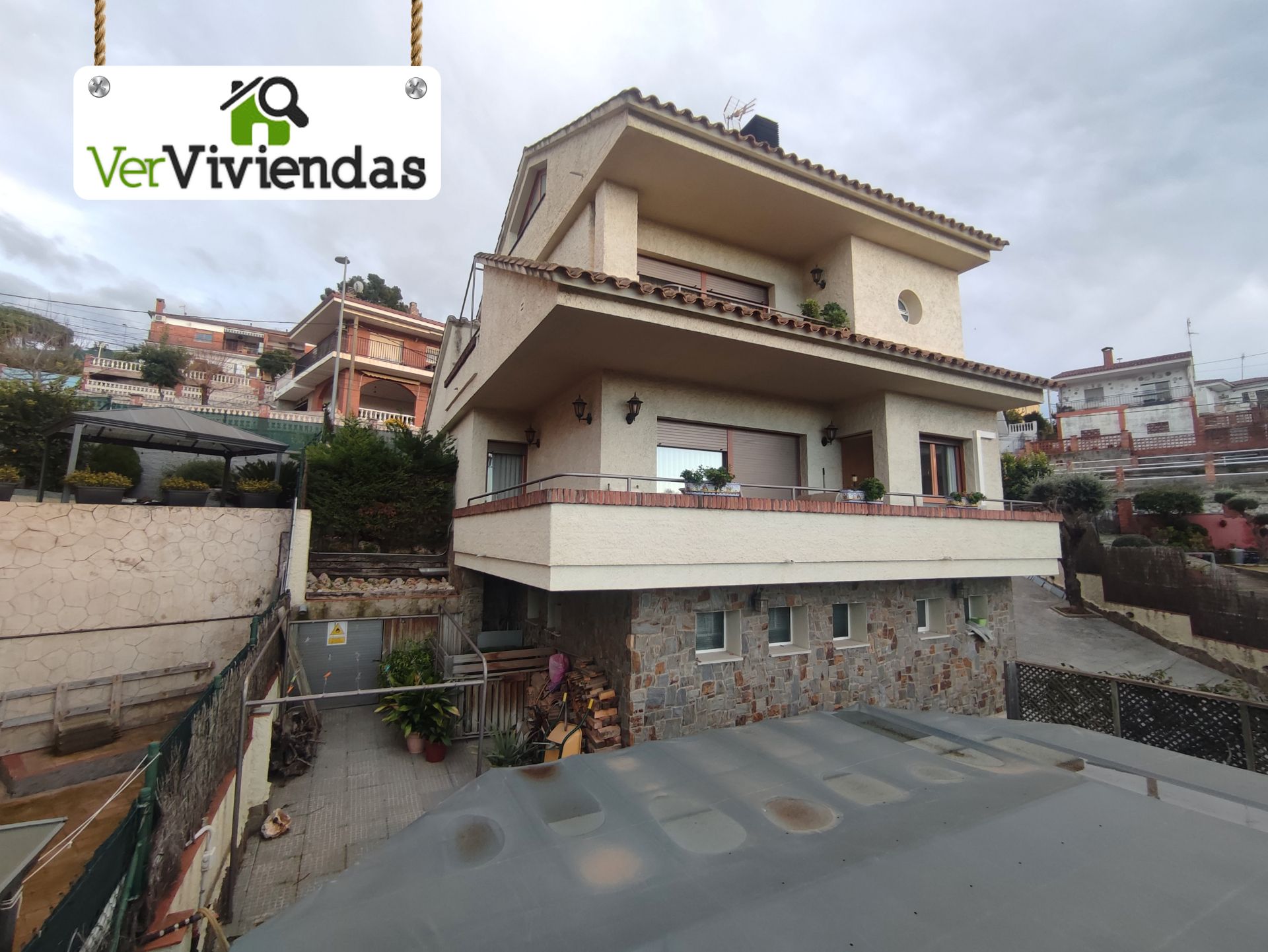 Vista exterior de Casa o chalet en venta en Abrera con Aire acondicionado, Calefacción y Jardín privado