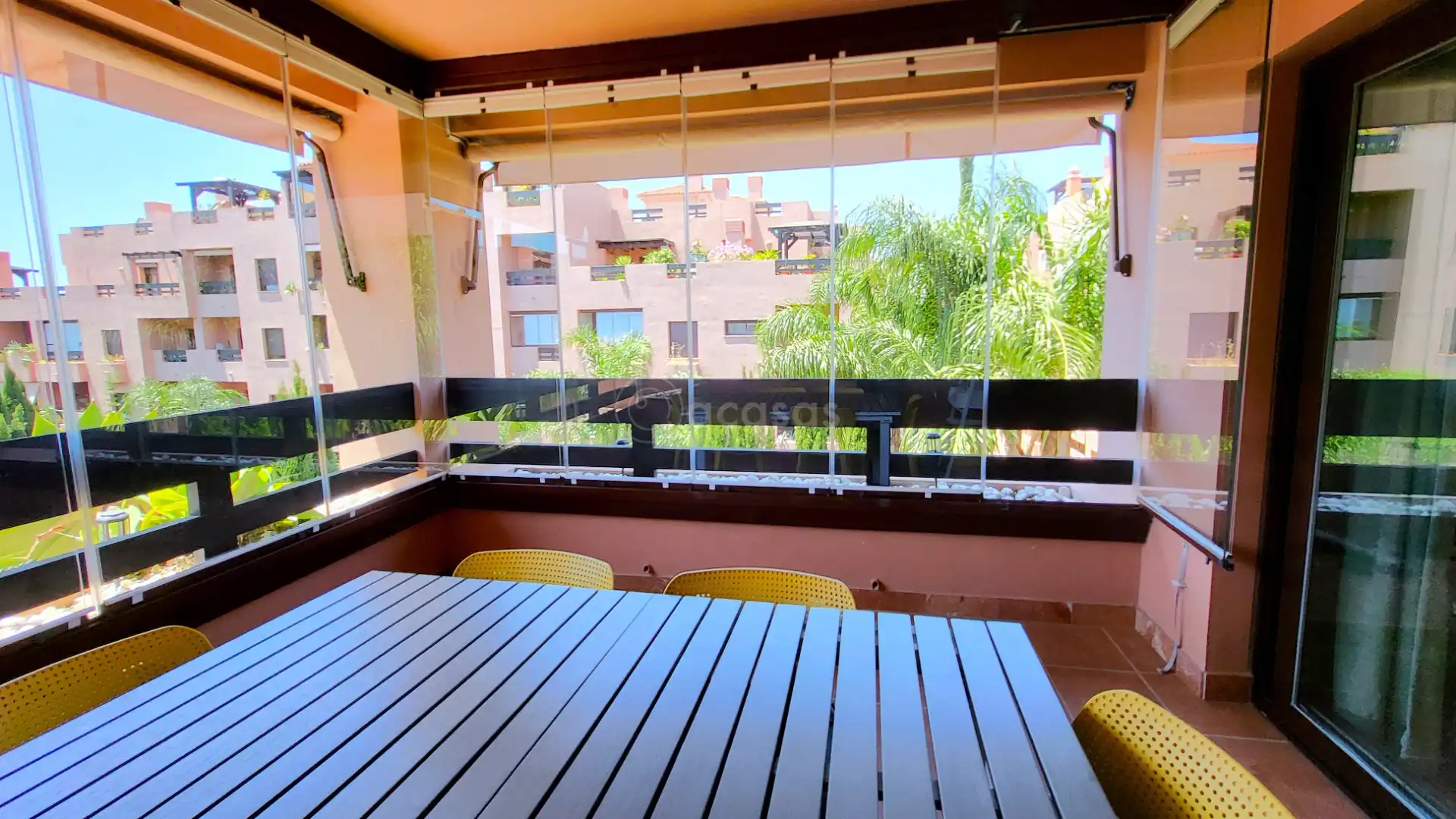 Terrace of Flat for sale in Benalmádena  with Air Conditioner, Terrace and Furnished