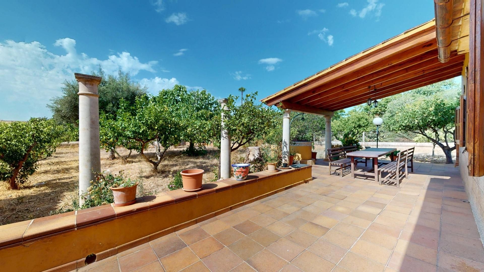 Terrace of Country house for sale in  Palma de Mallorca  with Air Conditioner and Private garden