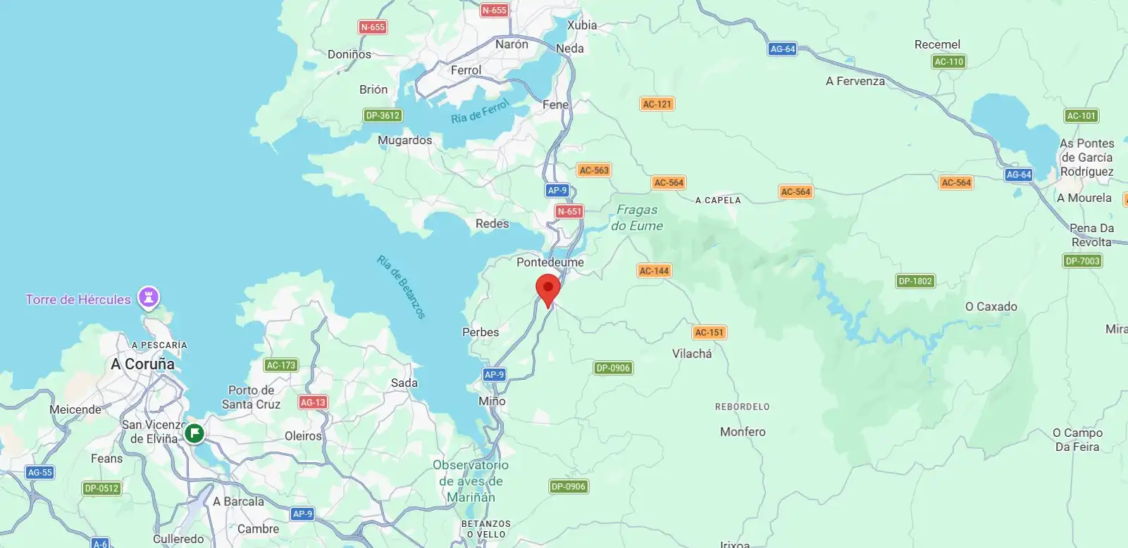 Oficina de lloguer en Pontedeume