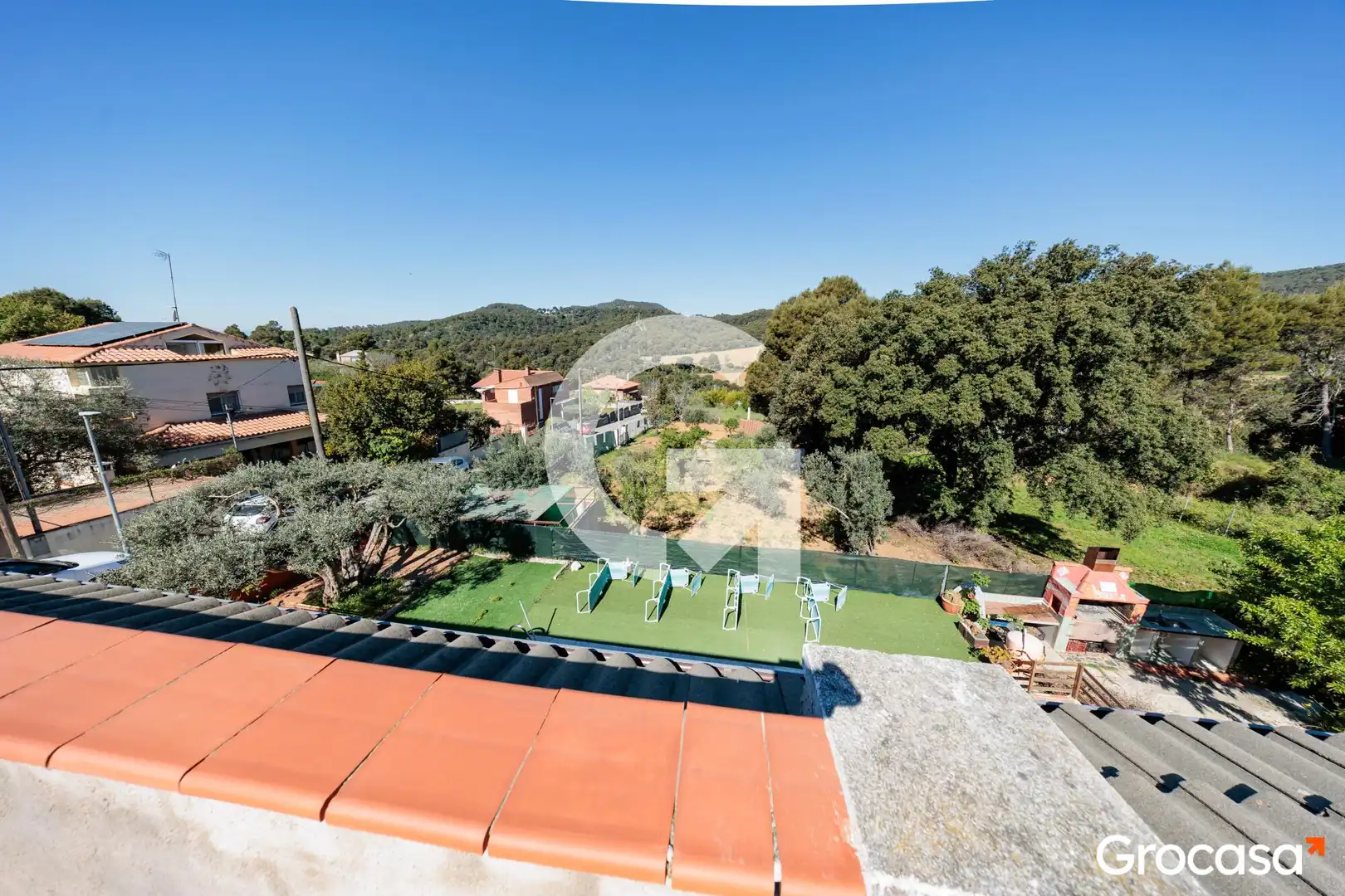 Terrassa de Casa o xalet en venda en Terrassa amb Aire condicionat, Calefacció i Jardí privat