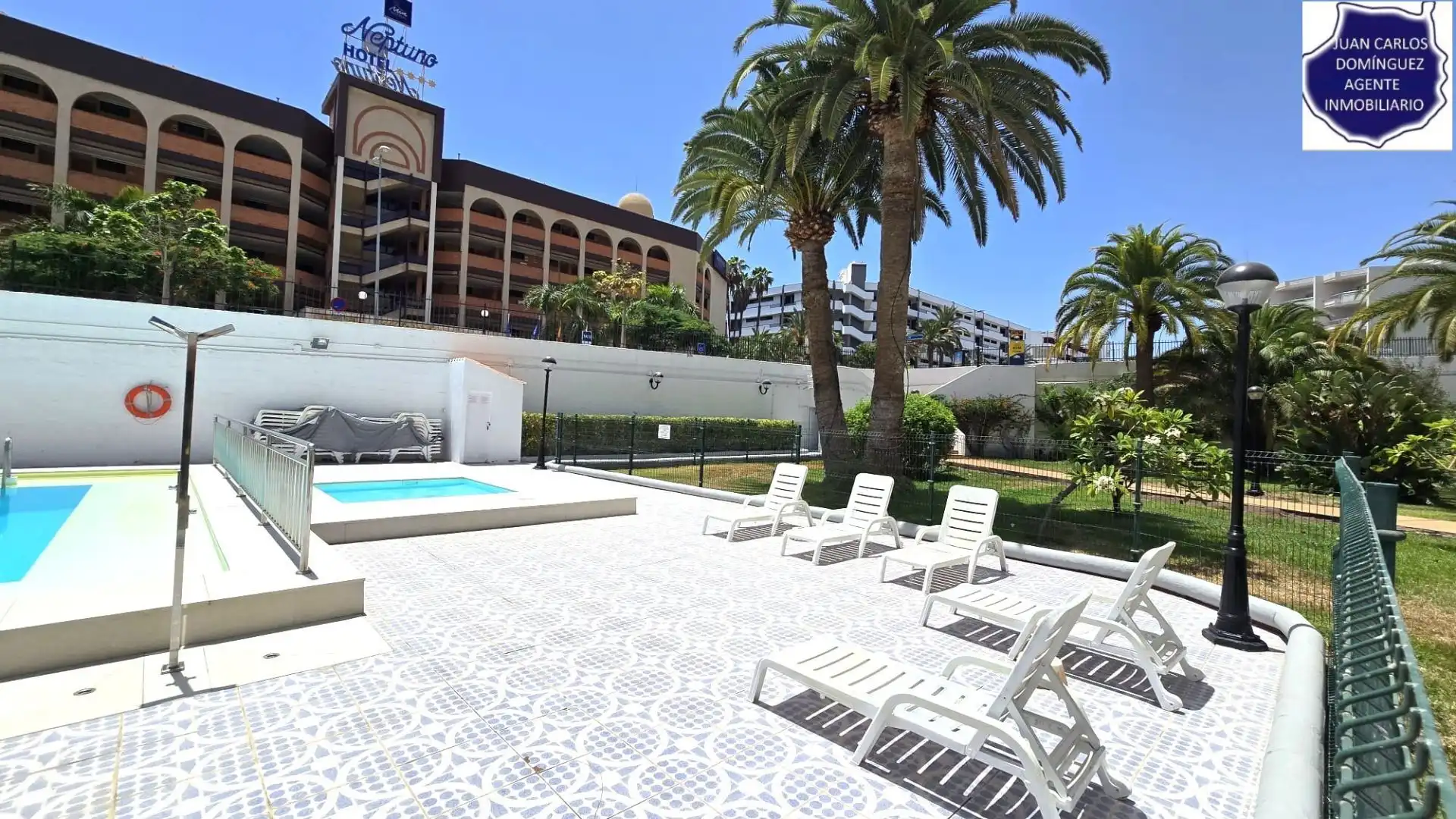 Terrassa de Apartament de lloguer en San Bartolomé de Tirajana amb Aire condicionat, Terrassa i Moblat
