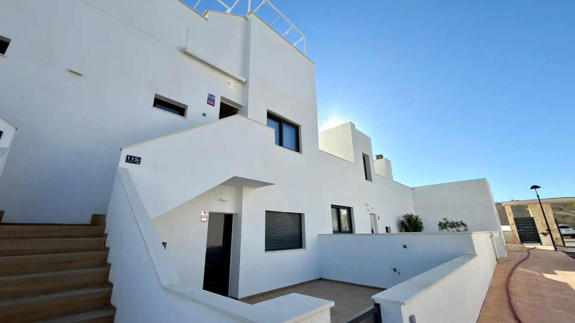 Außenansicht von Dachboden zum Verkauf in Finestrat mit Klimaanlage, Terrasse und Gemeinschaftspool
