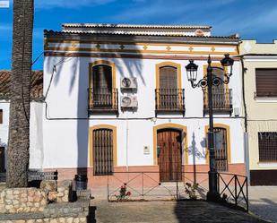 Exterior view of Single-family semi-detached for sale in Almadén de la Plata  with Air Conditioner, Heating and Terrace