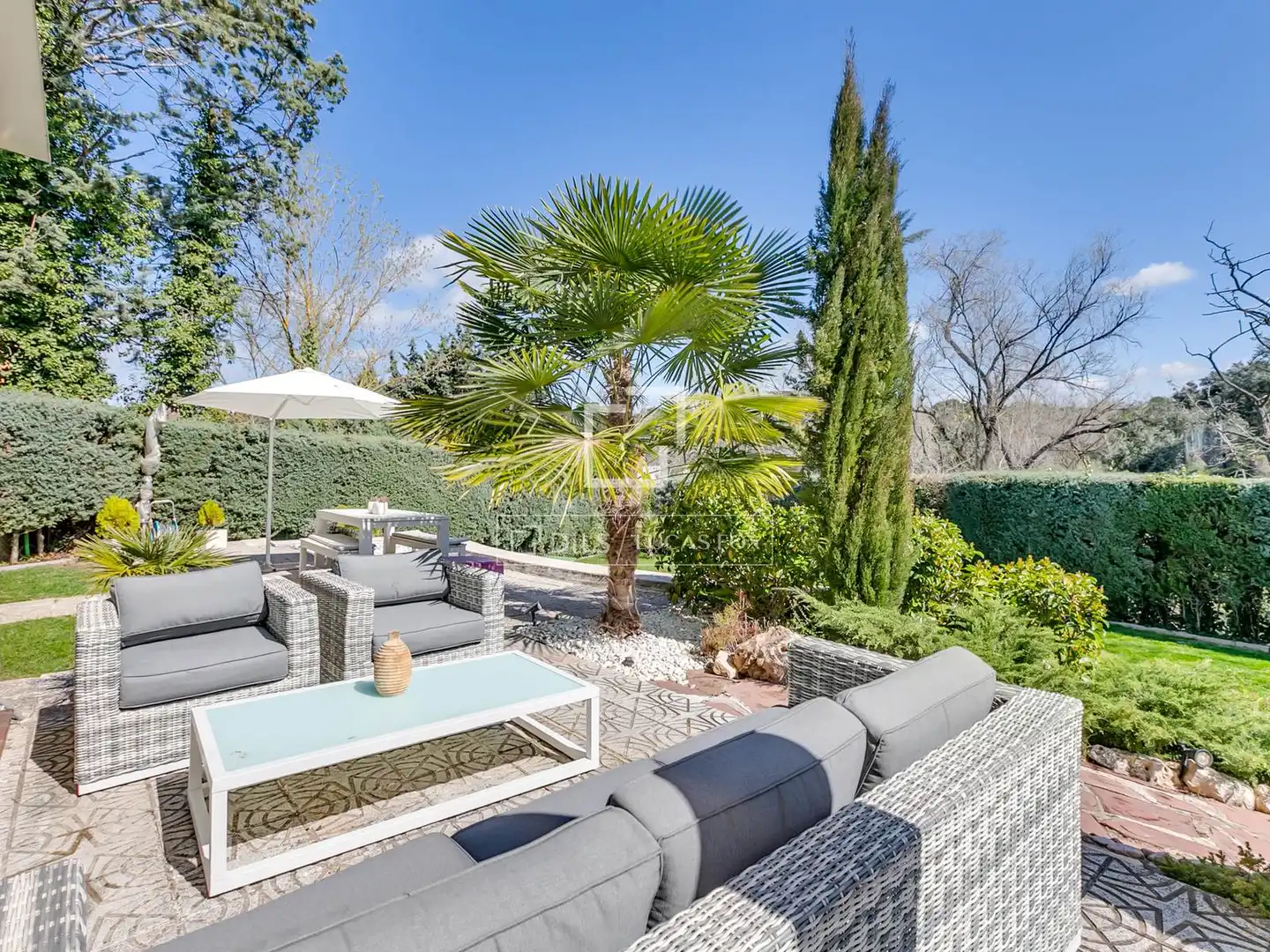Terraza de Casa o chalet en venta en Algete con Aire acondicionado, Jardín privado y Parquet