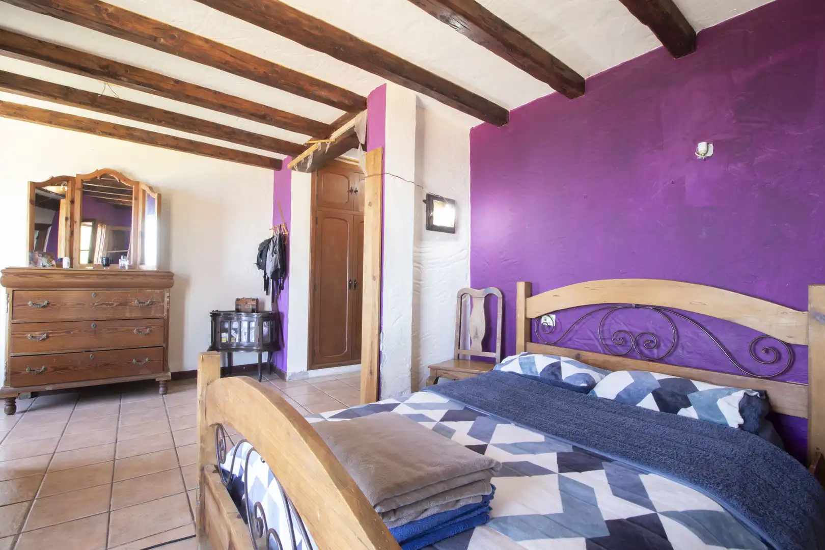 Bedroom of Country homes for sale in Los Realejos  with Private garden, Terrace and Storage room