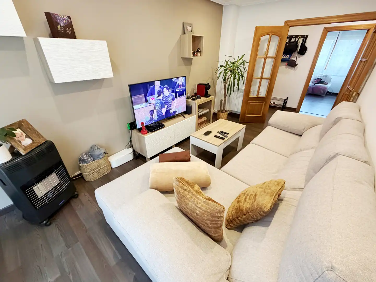 Sala de estar de Piso en venta en Cudillero con Calefacción