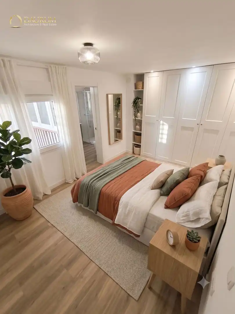 Schlafzimmer von Wohnung zum Verkauf in Alicante / Alacant mit Klimaanlage, Terrasse und Balkon