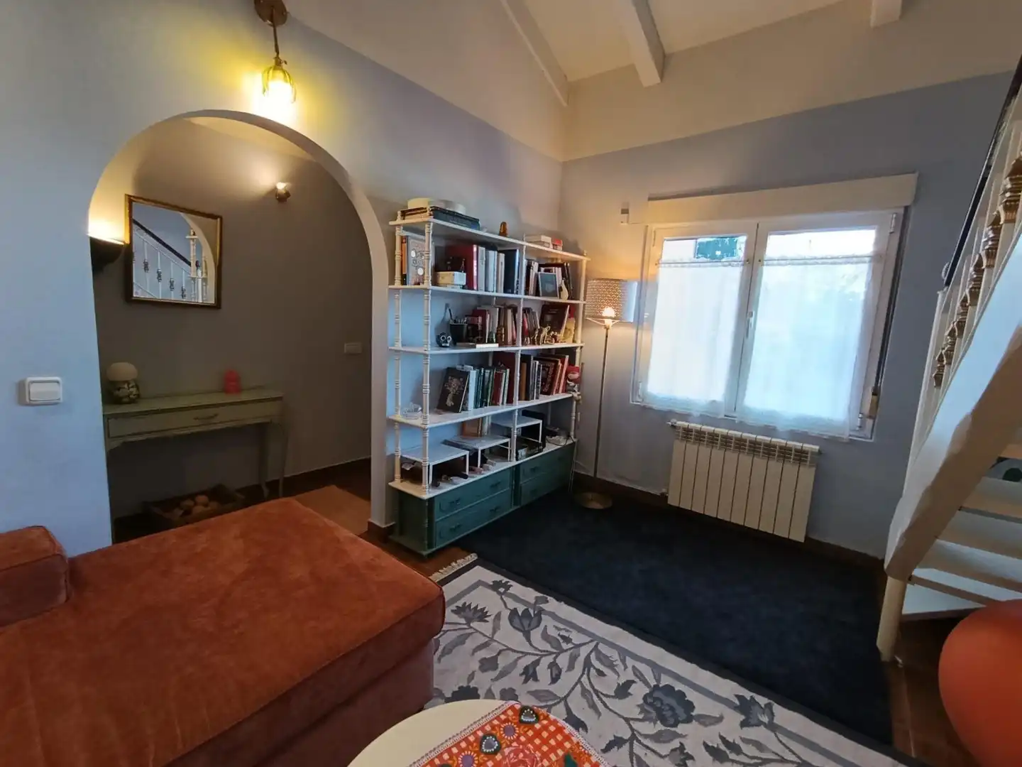Sala d'estar de Casa o xalet en venda en Avilés amb Calefacció, Terrassa i Traster
