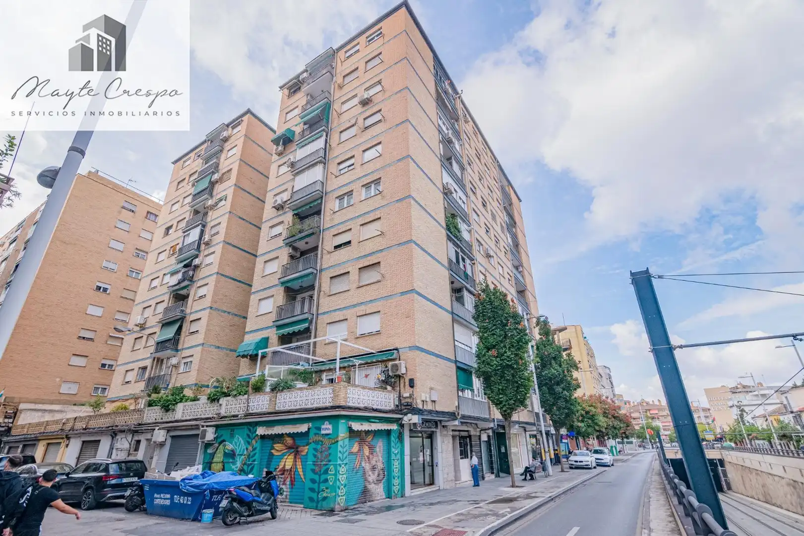 Vista exterior de Piso en venta en Granada con Aire acondicionado y Balcón