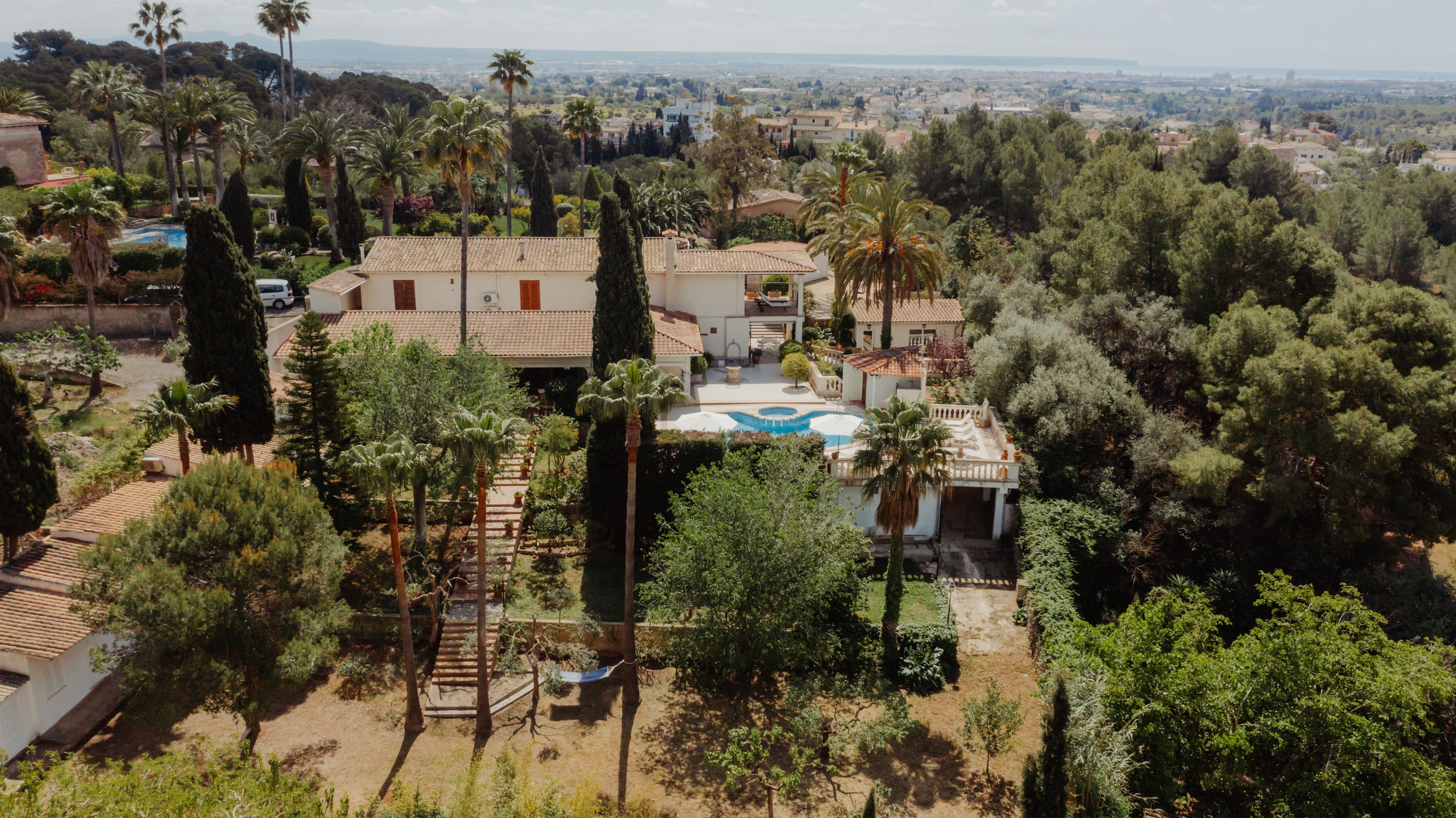 Exterior view of Single-family semi-detached to rent in  Palma de Mallorca  with Air Conditioner, Swimming Pool and Furnished